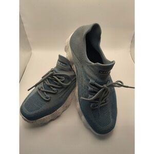 Nurse Mates NurseBabes Shoes New Womens 6.5 Light Blue Knit Comfort Sneakers